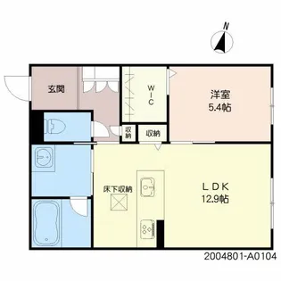 シャーメゾン湖東グランデ【1階】の間取り