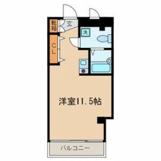稲屋ハイム【4階】の間取り