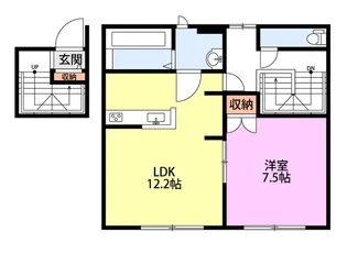 フェリーチェ大豆【2階】の間取り