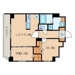 フロントコート錦糸町【5階】の間取り