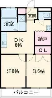サンヒルズ太田南【2階】の間取り