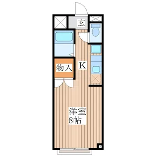 クリエイトビル大和町【2階】の間取り