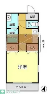 レジデンスTM久下【2階】の間取り