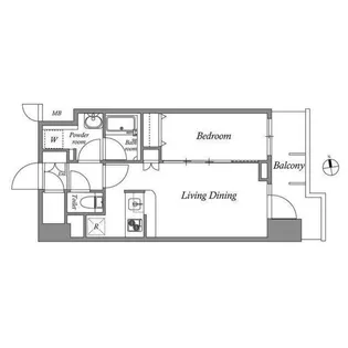LaSante東別院【2階】の間取り