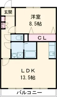 リアライズ羽村【5階】の間取り