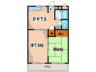 アメニティ-ハウス【1階】の間取り
