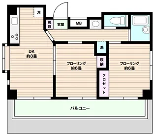 浜辺ビル【3階】の間取り