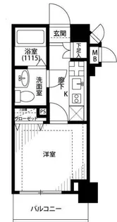 プレール・ドゥーク早稲田【4階】の間取り