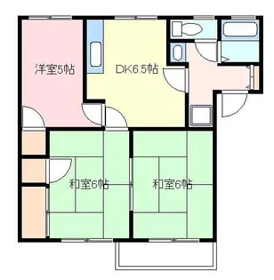 ジュネスハイツ C【2階】の間取り