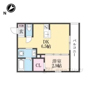 GAZELLENOAH尼崎尾浜2【2階】の間取り