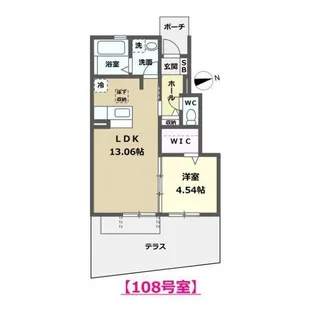 FRIENDLY SQUARE N(フレンドリースクエア エヌ) C棟【1階】の間取り