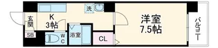 リアライズ岐阜駅前【6階】の間取り