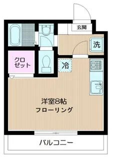 MUスクエア等々力【3階】の間取り