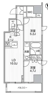 シーズンフラッツ新御徒町【5階】の間取り