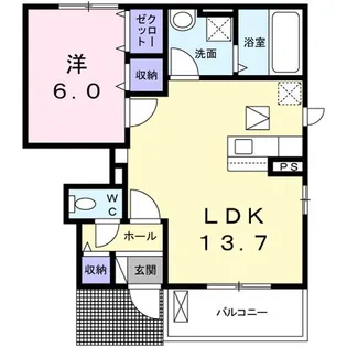 グレイス【1階】の間取り