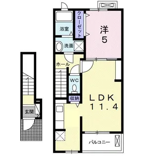 アメニティ II【2階】の間取り