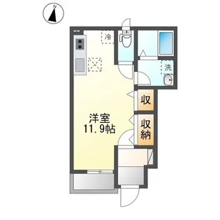 グレイス井沢II【1階】の間取り
