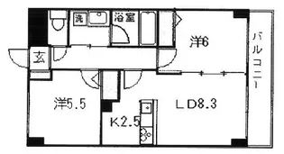 ハーベストヒルズ溝の口1【4階】の間取り