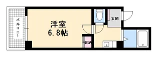 プルメリア南観音【5階】の間取り