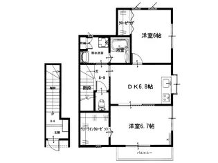 ビバーチェ出作1号地【2階】の間取り