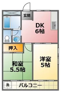 第二西田ビル【2階】の間取り