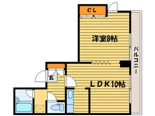 第3アメニティー藤川【3階】の間取り