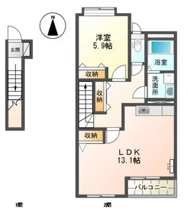 Fine Place【2階】の間取り
