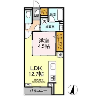 フォーティスMGH【3階】の間取り
