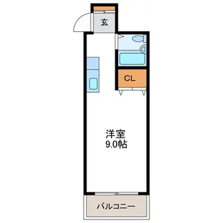 メゾン・ド・シュヴァル【6階】の間取り