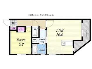 Premiere朝潮橋【4階】の間取り