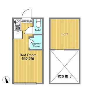 フェリスマルシェ【2階】の間取り