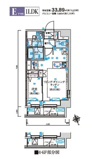 リヴシティ初台【8階】の間取り