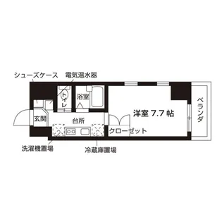 ローズウッド・ハイツ門前仲町【11階】の間取り