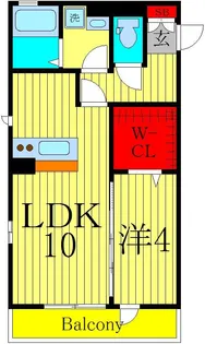 グランシャリオ【2階】の間取り