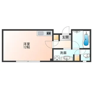 クレアジオーネ中之島西【4階】の間取り