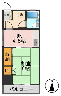 コーポレジン【2階】の間取り