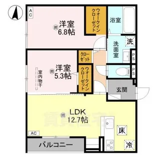 CASA LIBERTY BALANCE THIRD【1階】の間取り