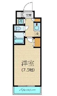カスタリア新宿【14階】の間取り