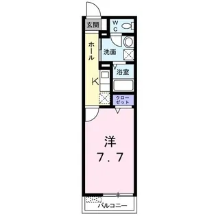 プラシード【3階】の間取り