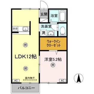 ベルジュール B棟【1階】の間取り