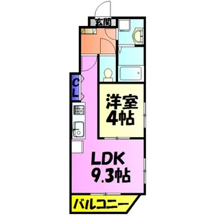 La Vita【4階】の間取り