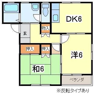 ポラール【2階】の間取り