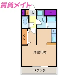 ミレニアム楠【3階】の間取り