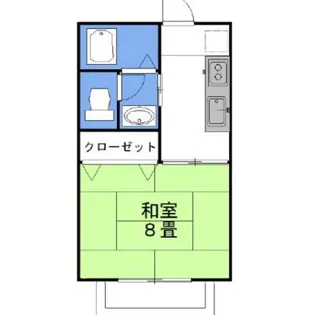 グラシアスWest【2階】の間取り