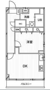 ガーデンテラス南麻布【4階】の間取り