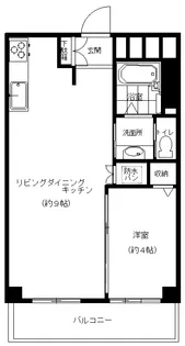 ダイアパレス鶯谷【8階】の間取り