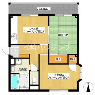 モナヴェール【1階】の間取り