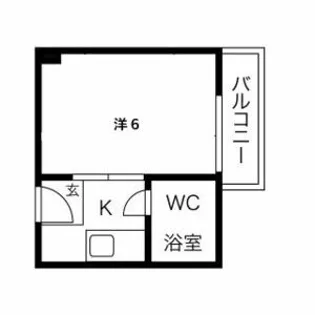 シャルマン南野【3階】の間取り