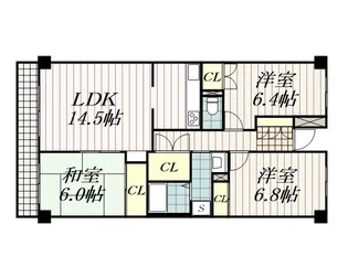PLENDY千葉みなと【2階】の間取り