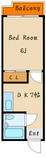 マンションセブン【3階】の間取り
